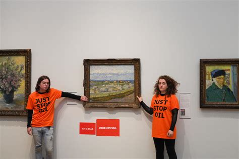 Eco Activists Throw Soup On Vincent Van Gogh S Sunflowers Painting In