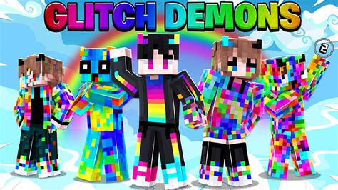 Glitch Demons 2 By The Lucky Petals Minecraft Skin Pack Minecraft