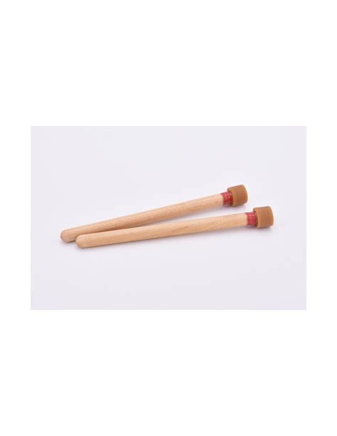 Resta Jay Steel Drum Sticks For Double Secondtenor Red Medium
