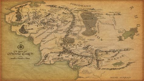 72 Lord Of The Rings Map Wallpapers Wallpapersafari
