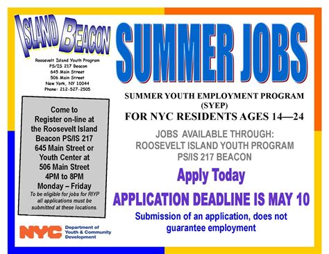 Roosevelt Islander Online: NYC Summer Youth Job Program Applications