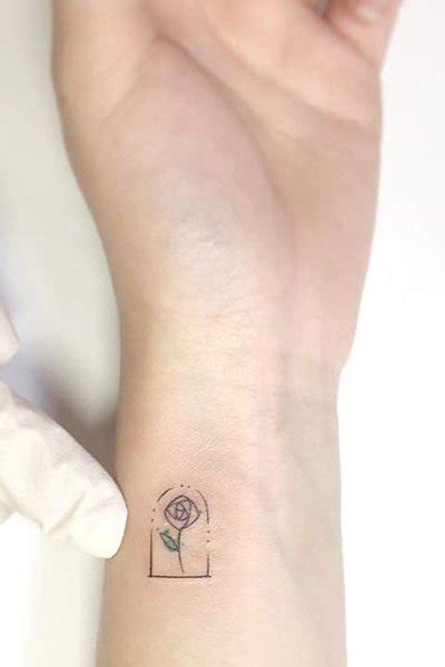 If you like the tiny tattoos, then take a look at this. 35 Gorgeous Rose Tattoo Ideas for Women - The Trend Spotter