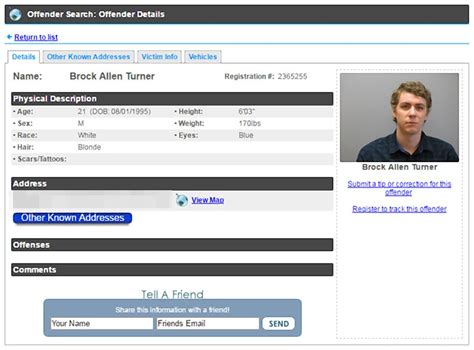 See It Brock Turner Registers As A Sex Offender Days After Release