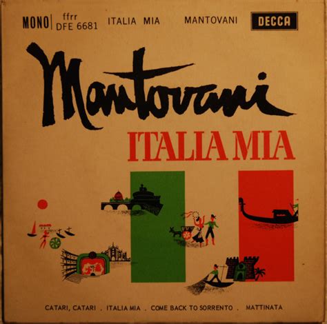 Mantovani Italia Mia Releases Reviews Credits Discogs