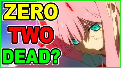 Did Zero Two Just Die Zero Two Red Demon Change Darling In The