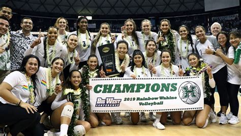 Uh Womens Volleyball Team Wins Big West Conference Title University