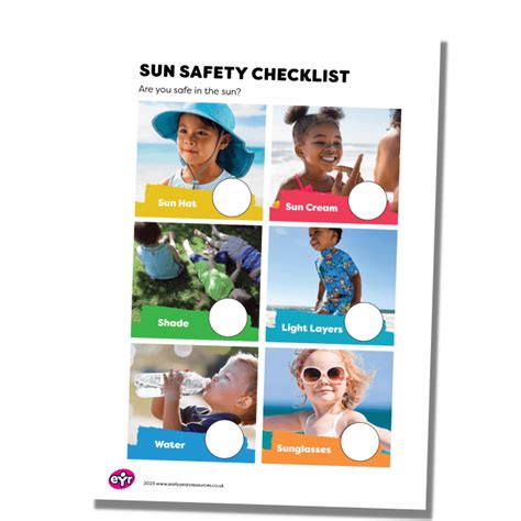Sun Safety Checklist