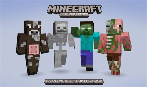 Minecraft Xbox 360 Edition Skin Pack 3 Coming Soon Halo And Gaming
