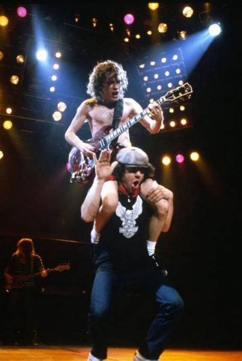 Brian Johnson And Angus Young Acdc Brian Johnson Angus Young