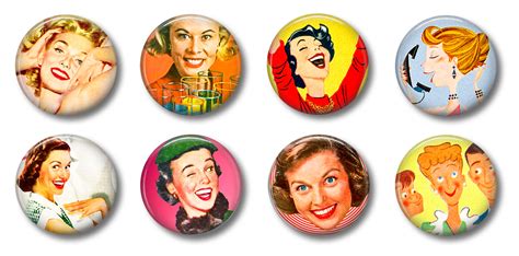 Retro Flair Pins Retro Flair Buttons Art Deco Flair Pins Art Deco