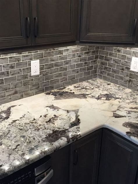 33+ Good Choices of Granite Countertops With White Cabitnets Grey