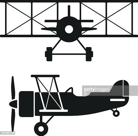 Biplane Silhouette Photos And Premium High Res Pictures Getty Images