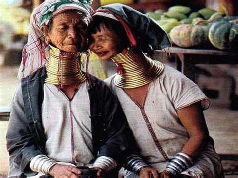 The rings make the women's necks very long. Did You Know