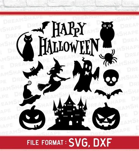 Halloween SVG Files Happy Halloween SVG Cut Files Halloween