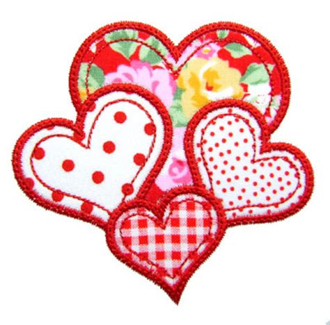 Valentine Applique Heart Applique Valentine Embroidery Etsy