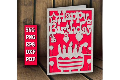 Download Birthday Card - Free and Premium SVG Cut Files