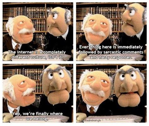 I Love Statler And Waldorf Muppets Funny Muppets Funny