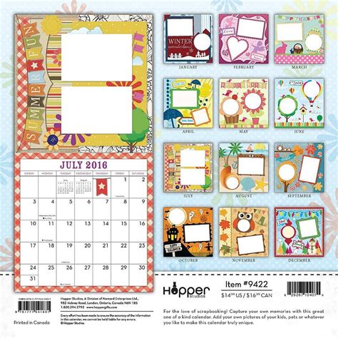 Make My Own Calendar Blank Calendar Kit Unique Calendars Blog 2022 2023