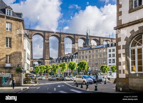 France Brittany Finistére Department Morlaix Place Des Otages And