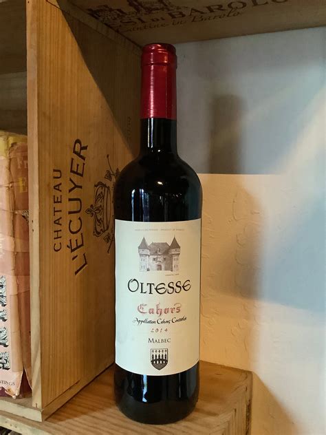 Oltesse Cahors Malbec Southern France Table Wine