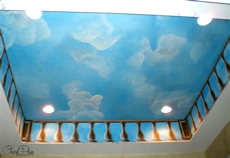 Painted Clouds On Ceilings And Walls Cheryl Phan Cloud Painting