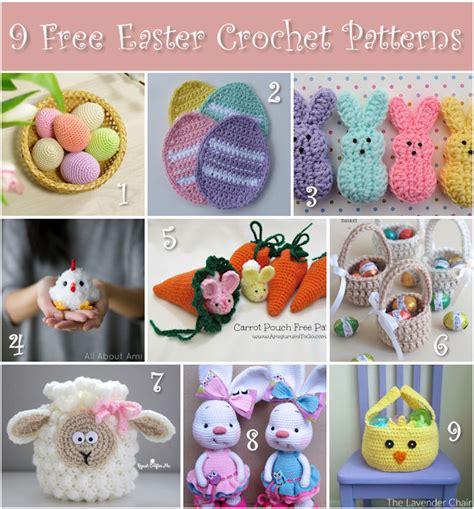 9 Free Easter Crochet Patterns