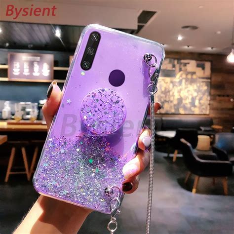 Phone Case Huawei Y6p Y7p Soft Silicone Sky Stand Casing Huawei Y6p