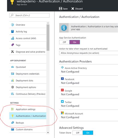 Easy Auth Azure App Service Authentication