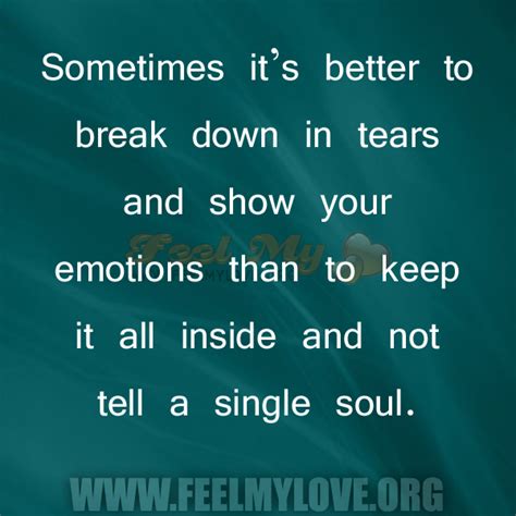 Quotes About Not Showing Emotions Quotesgram