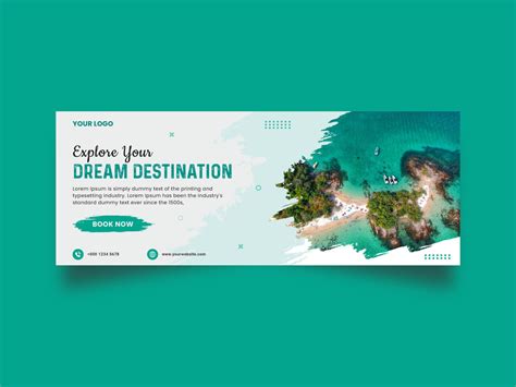 Tour And Travel Social Media Banner And Facebook Cover Design Uplabs