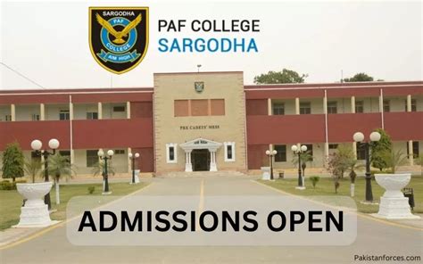 Paf College Sargodha Admission 2024 Fee Structure
