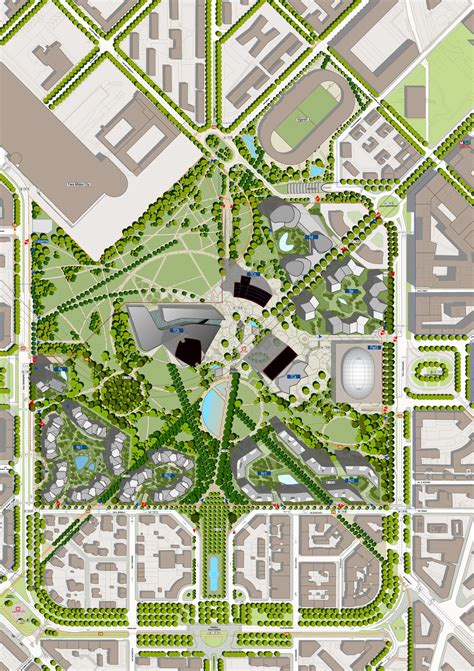 Citylife Masterplan Libeskind Master Plan Landscape Architecture