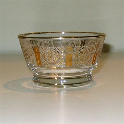 Pair Of Vintage Libbey Glass Snack Bowls 1960s