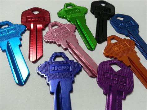 Colorful Aluminum Keys The Key Crew Locksmith