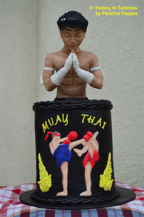Sport Cakes For Peace Collaboration Muay Thai Thai Boxing Sport Cakes Muay Thai Cake