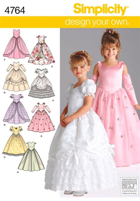 Dresses Girls Dress Sewing Patterns Princess Dress Patterns Flower