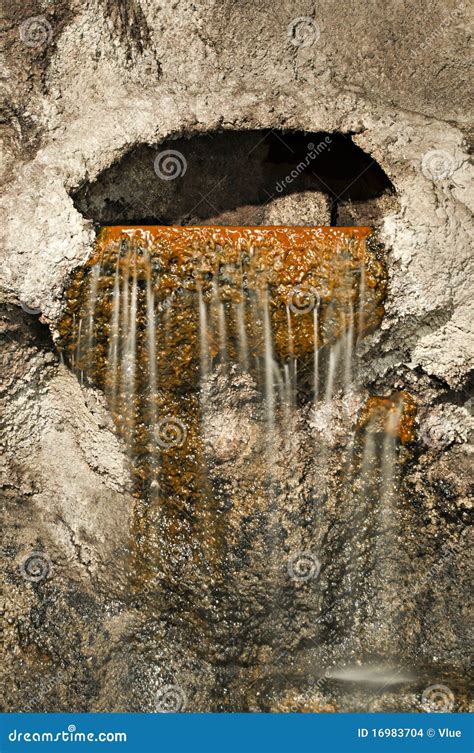 Underground Cave Waterfall Stock Photo Image Of Inside 16983704