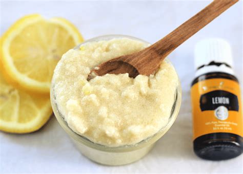 Lemon Sugar Scrub Recipe Easy 3 Minute Diy The Coconut Mama
