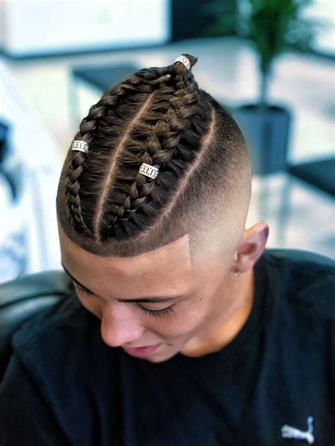 10 Man Braids With Fade Fashion Style