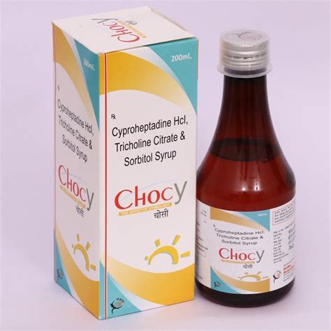 Liquid Cyproheptadine Hcl And Tricholine Citrate Syrup Packaging Type