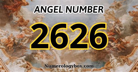 2626 Angel Number Meaning What Does It Mean When You Keep Seeing 2626