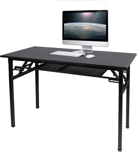 Sogesfurniture Folding Table Portable Heavy Duty Steel Frame 120x60cm