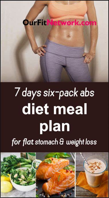 7 Days Six Pack Abs Diet Meal Plan For Flat Stomach And Weight Loss