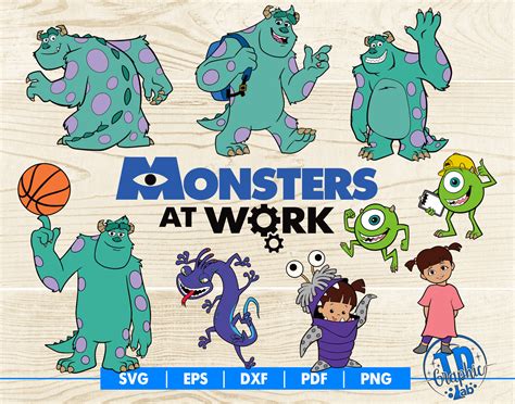 Free Svg Monsters Inc Svg Cut File 1514 Popular Svg File