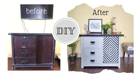 Before And After Old Furniture Makeover Diy Repurpose