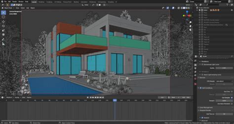 Villas Alaia With Blender And Luxcore • Blender 3d Architect