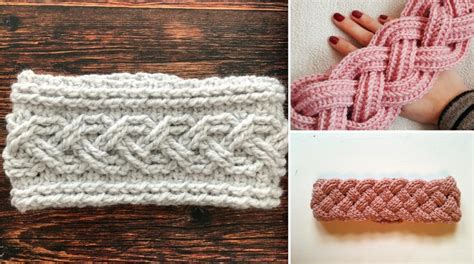 Cable Stitch Crochet Headband Patterns For Beginners