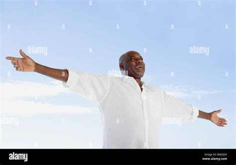 Man Standing Arms Stretched Out Hi Res Stock Photography And Images Alamy