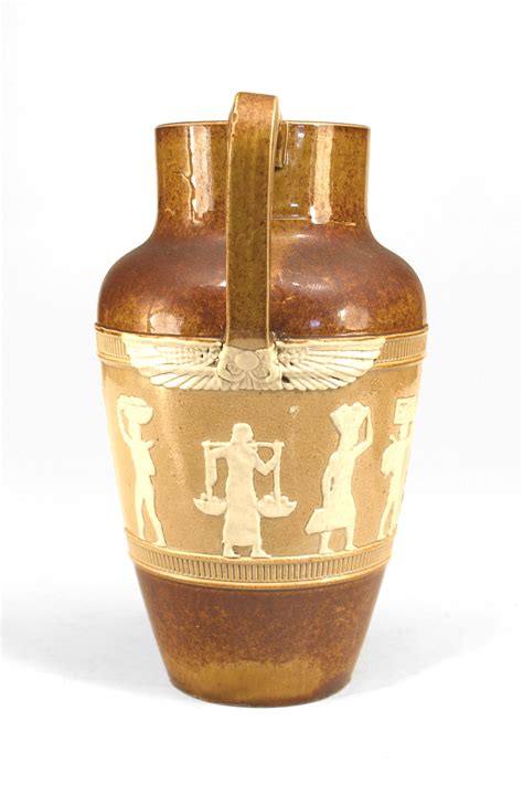 Egyptian Style Brown Pitcher