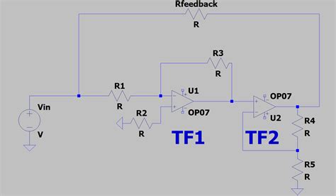 Electronic Transfer Function Of Cascaded Op Amp Valuable Tech Notes
